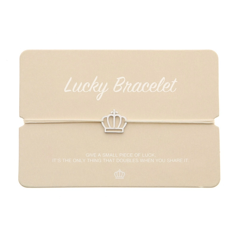 Lucky Armband Met Symbool - Crown.