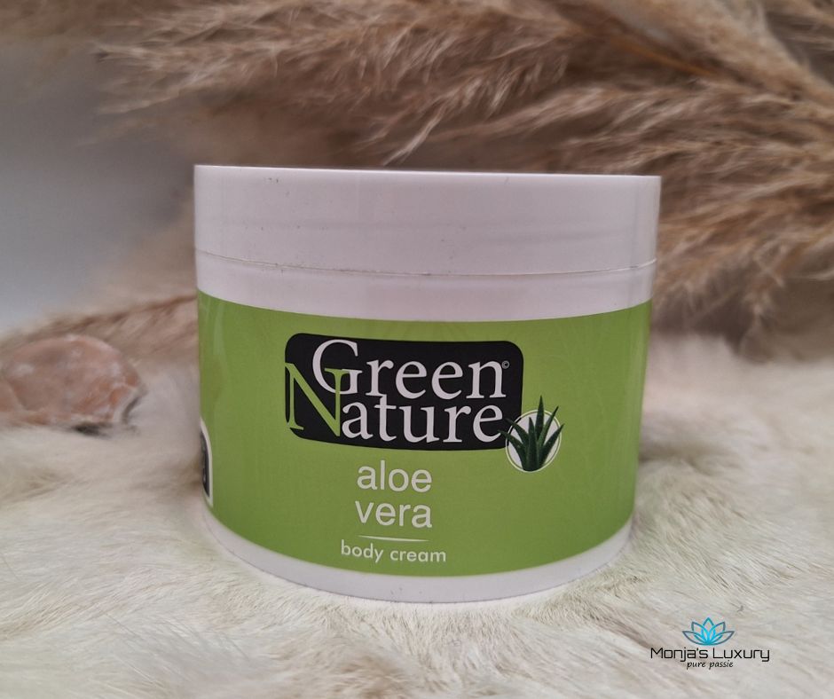 Green Nature met Aloe Vera body cream.