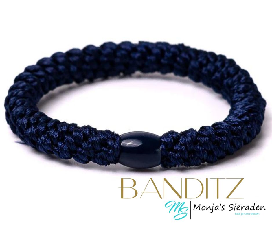 Banditz - Blue Dark, haarelastiekje