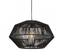 Hanglamp Ø49x30 cm DEYA mat zwart