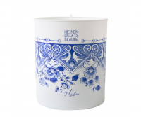 Heinen Delfts Blauw kaars, Majolica