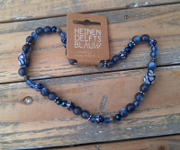 Heinen Delfts Blauw ketting Markiezin