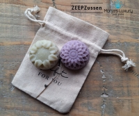 Gastenzepen, reismaatje giftset groen/paars