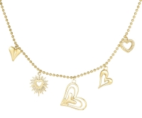 Ketting loving, Stainless Steel Goud