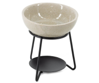 Geurbrander bowl keramiek zand met waxmelts