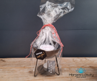 Geurbrander bowl zwart met waxmelt Ylang