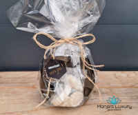 Geurbrander oval &ndash; Zwart, Baby poeder