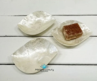 Schaaltje Schelp Capiz, wit of goud