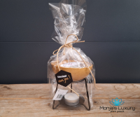 Geurbrander bowl keramiek met waxmelt Patchouli