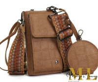 Camel portemonnee / telefoontasje Malaga