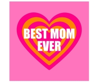 Lief tegeltje Best Mom Ever