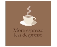 Humoristisch tegeltje More Espresso