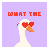 Humoristisch tegeltje What the
