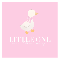 Lief tegeltje Little One on the way roze